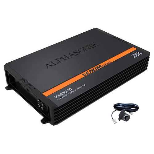 Alphasonik Venum Series Monoblock Amplifier, 3600W Max