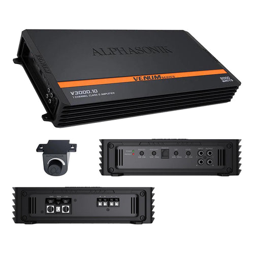Alphasonik Venum Series Monoblock Amplifier, 6000W Max