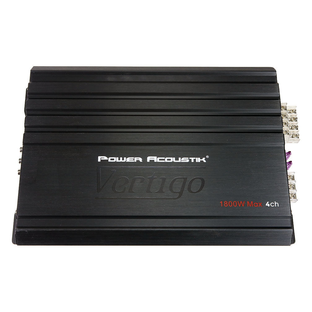 Power Acoustik 4 Channel Amplifier, 1800W Max