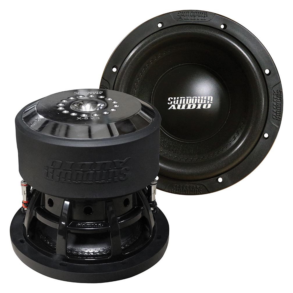 8″ Woofer, 800W RMS, Dual 4 Ohm