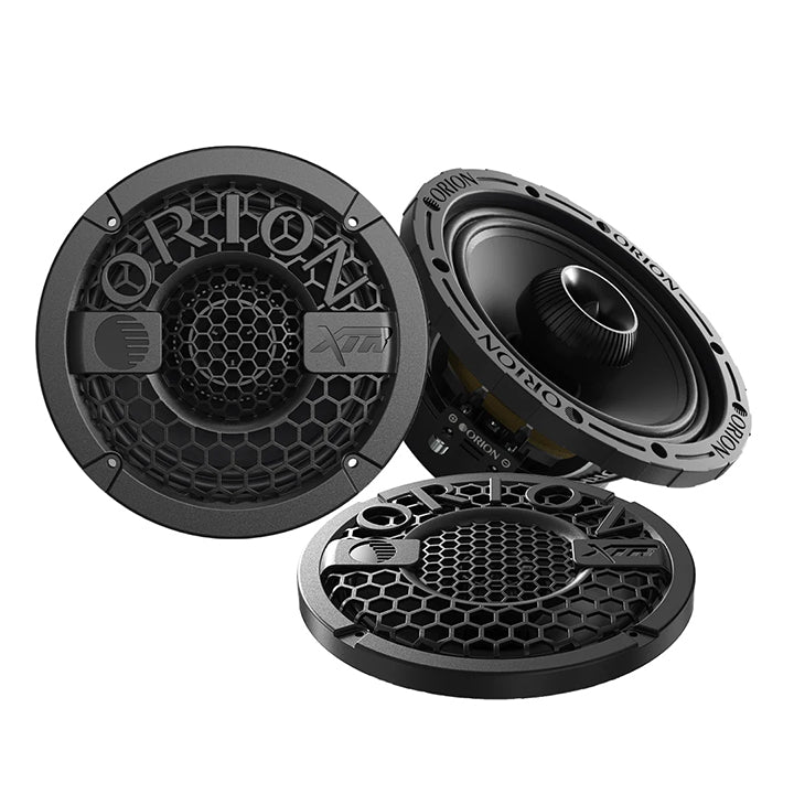 Orion 6.5" Coaxial Midrange Speakers, 350W RMS/1400W Max, 4 Ohm (Pair)