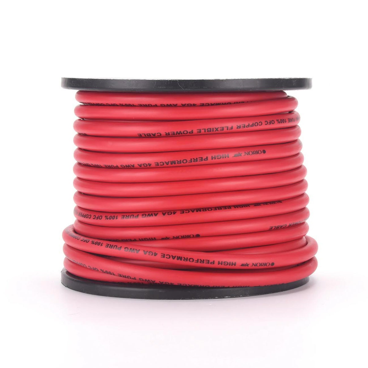 Orion XTRPRO 4 Gauge 100% OFC Copper Wire – Red Jacket (100 ft Roll)