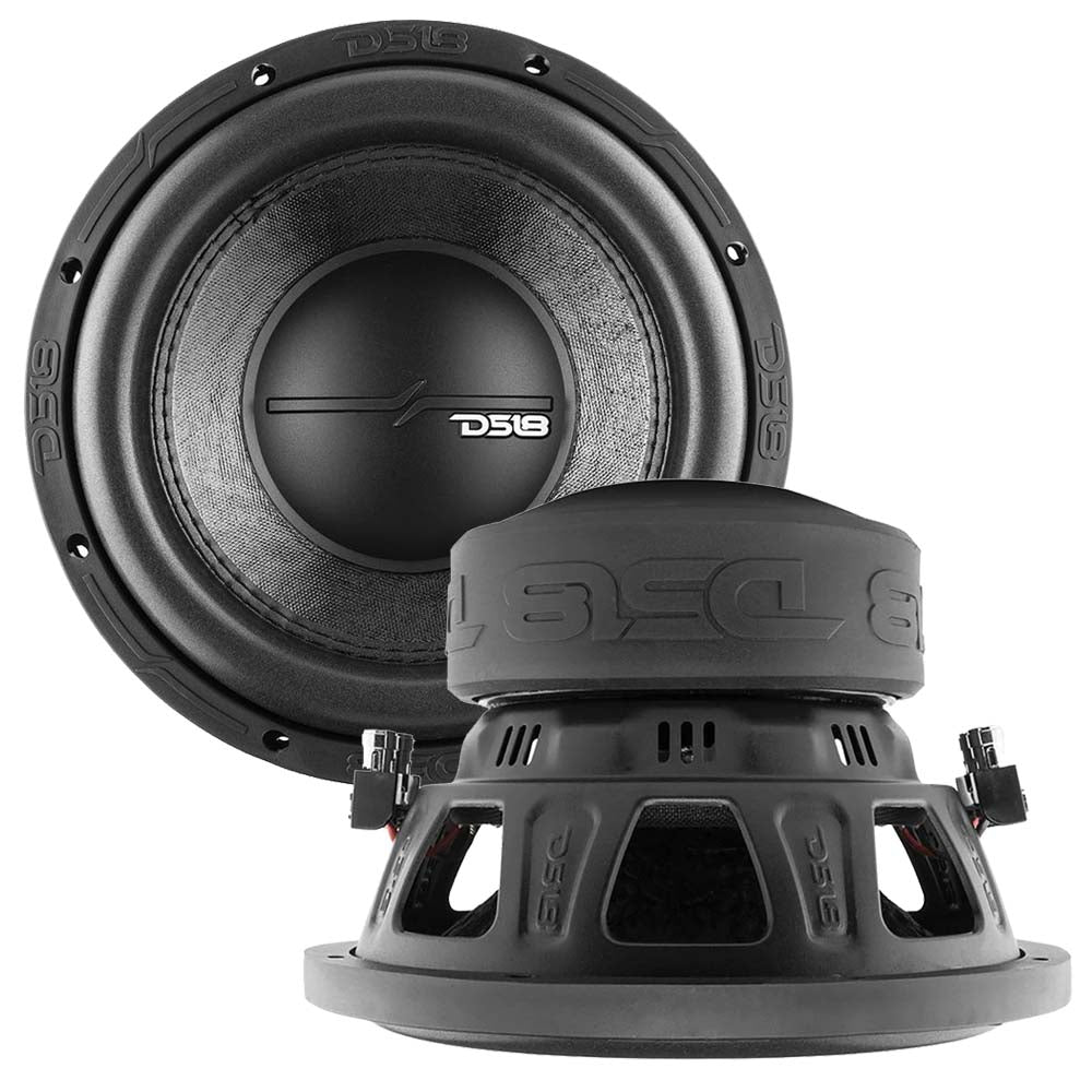 10″ Woofer, 700W RMS/1400W Max, Dual 4 Ohm